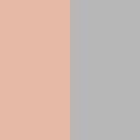 Combinado rosa y plata