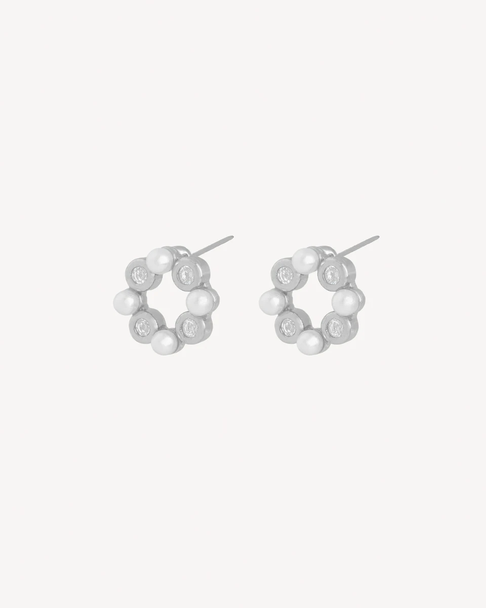 AROS ALICIA - PLATEADO 