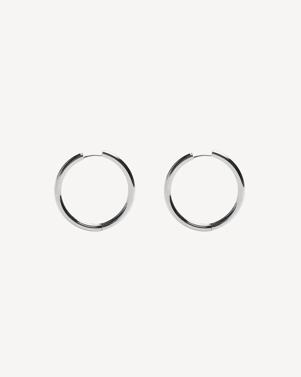AROS AMBAR FINO - PLATEADO 