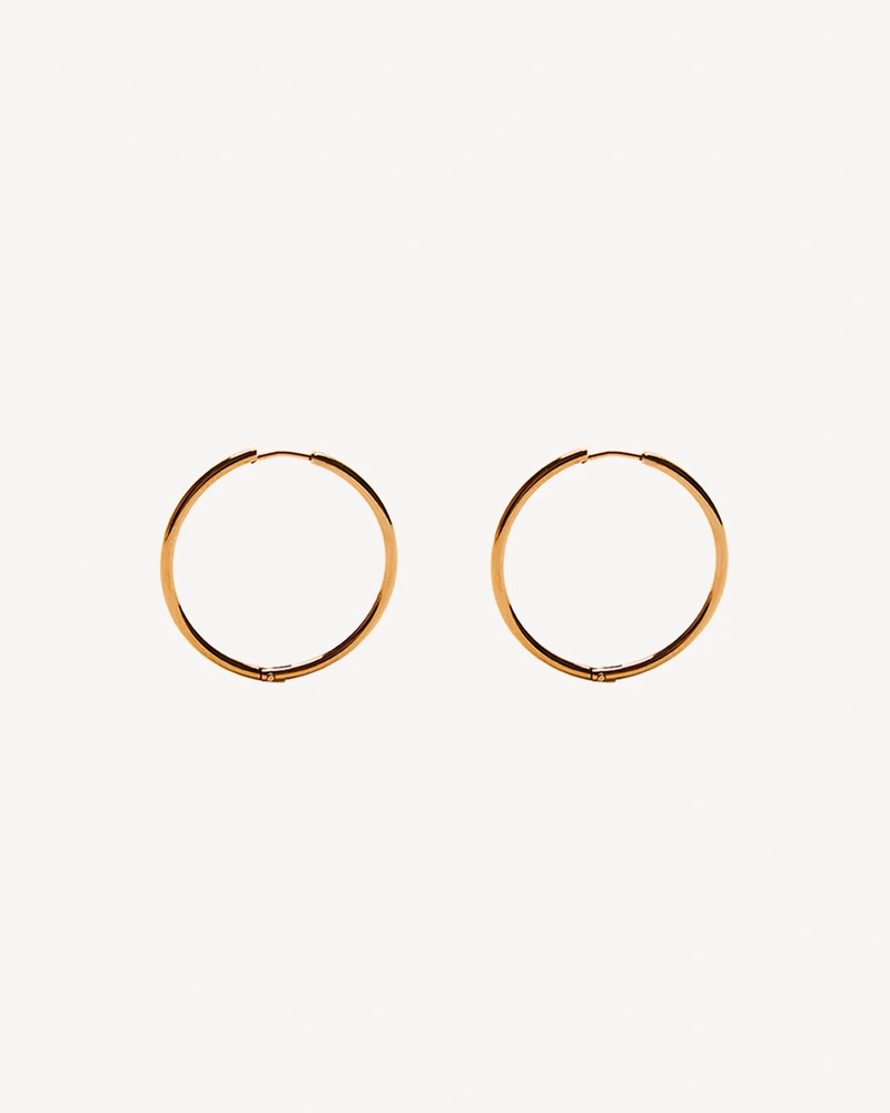 AROS AMBAR SLIM DORADO