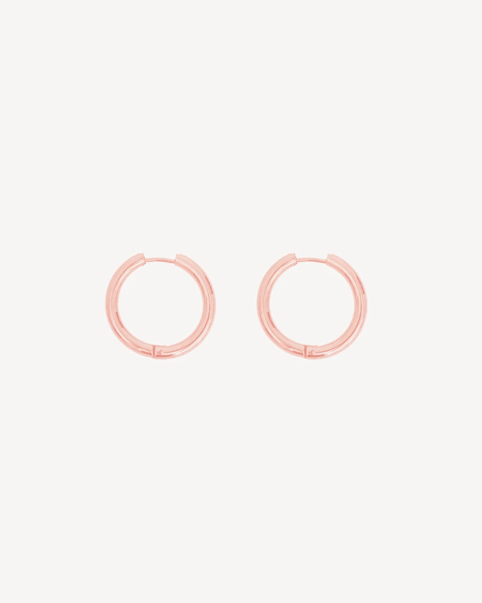 AROS AMBARGRUESO - DORADO ROSA 