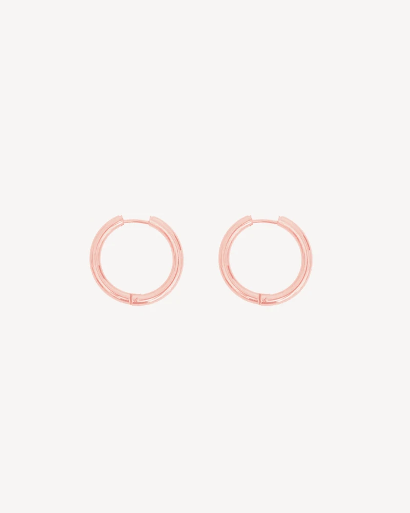 AROS AMBARGRUESO DORADO ROSA
