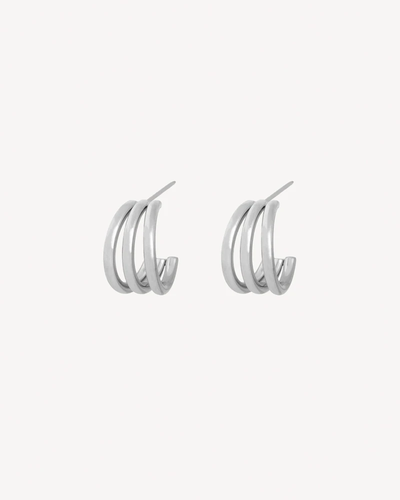AROS BATON PLATEADO