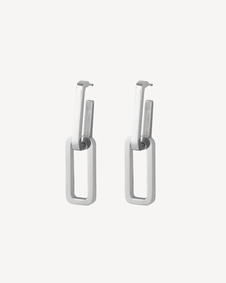 AROS BRIANNA - PLATEADO 