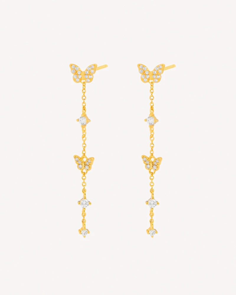 AROS BUTTERFLY DORADO