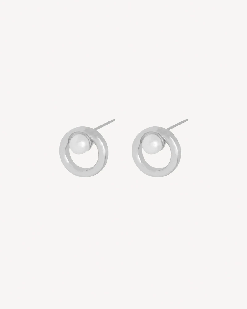 AROS CARDI PLATEADO
