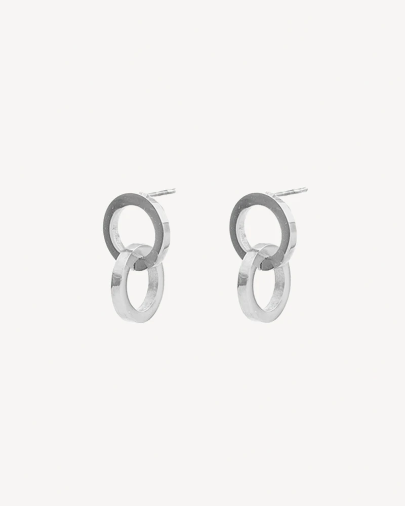 AROS CELINE PLATEADO