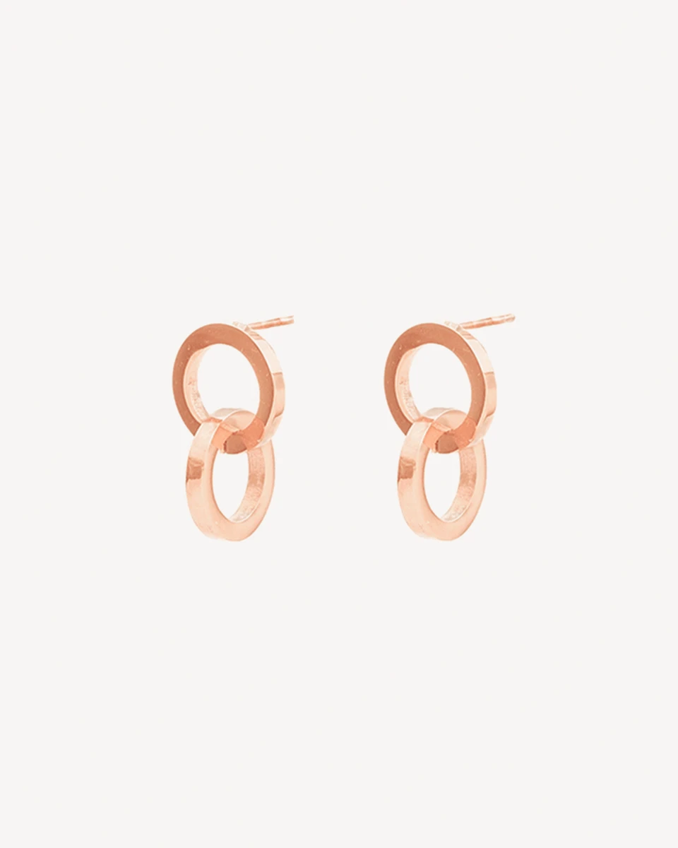 AROS CELINE - DORADO ROSA 