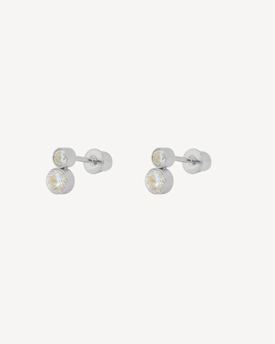 AROS CHARLIEBABY - PLATEADO 