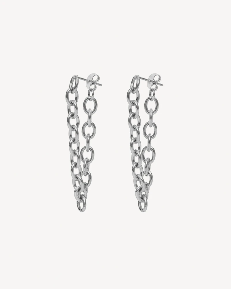 AROS CHUNKY PLATEADO