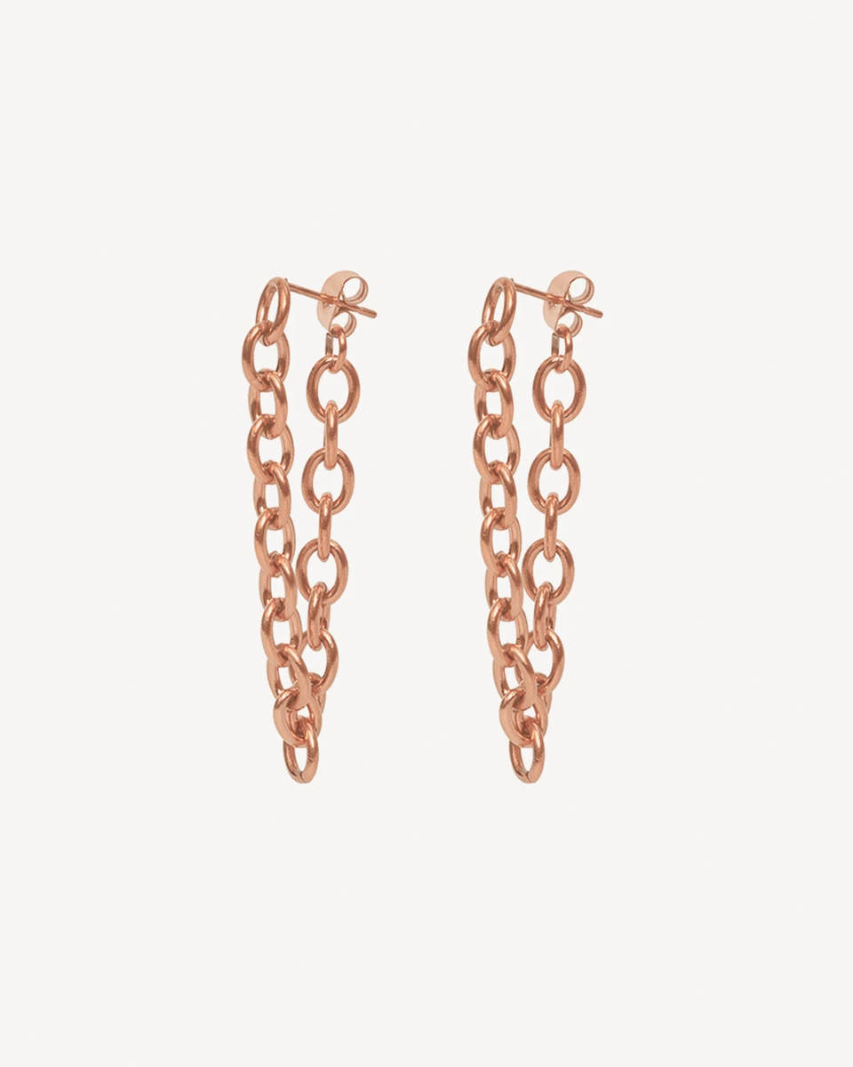 AROS CHUNKY - DORADO ROSA 