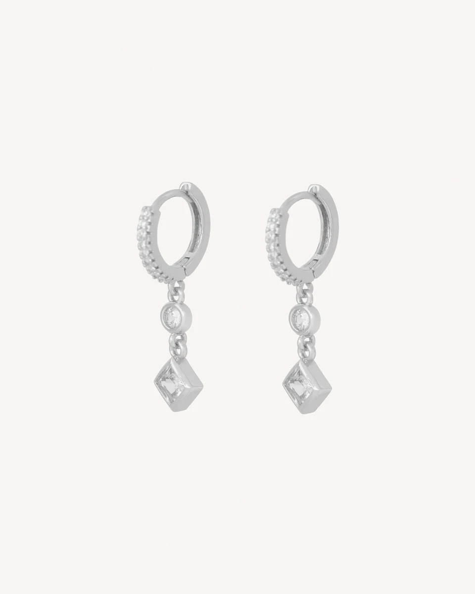 AROS DIAM - PLATEADO 