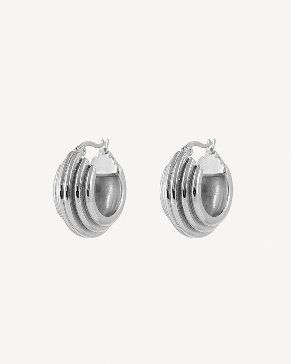AROS DRAGON - PLATEADO 