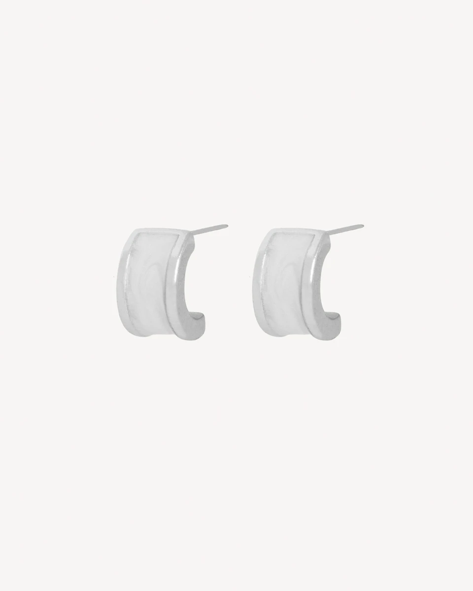 AROS EDITH - PLATEADO 