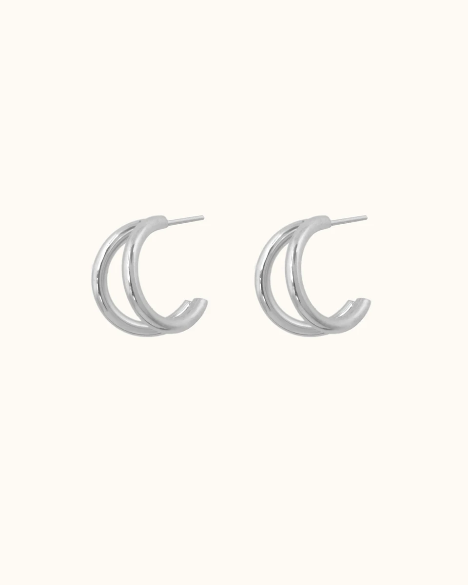 AROS EMILYNEW - PLATEADO 