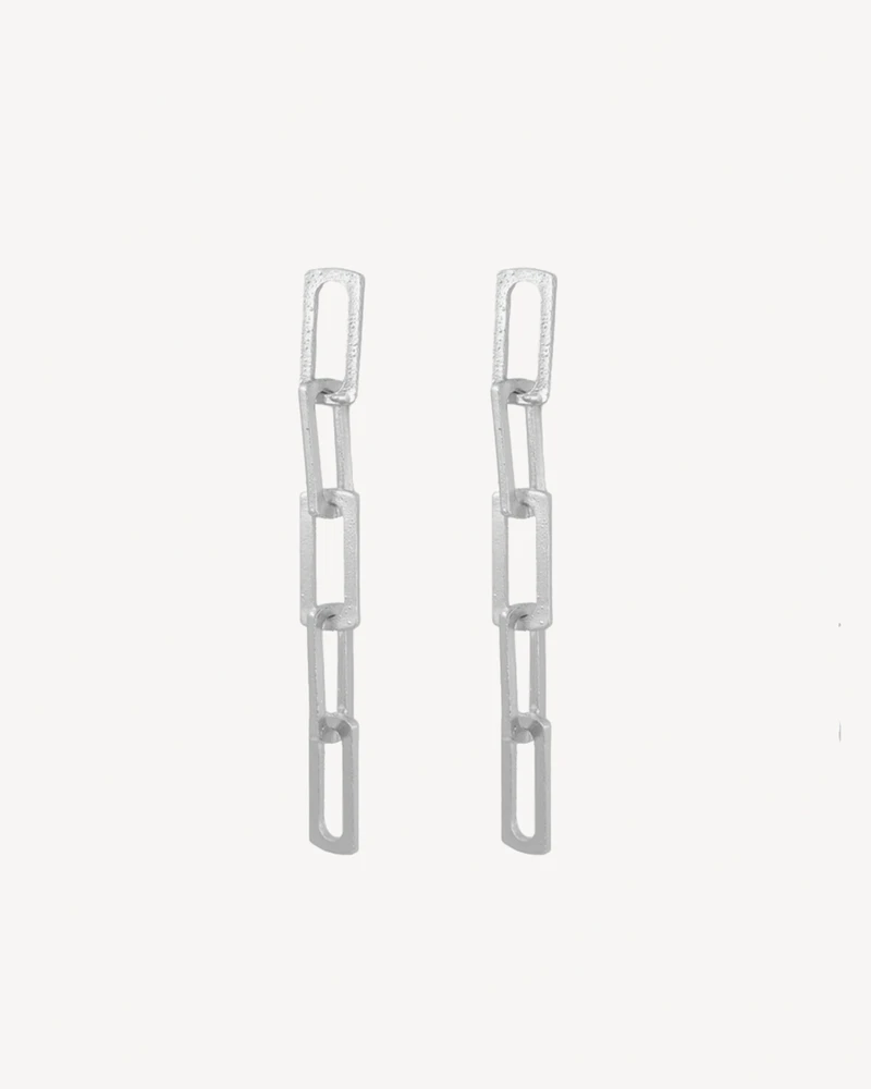 AROS ESLABON PLATEADO