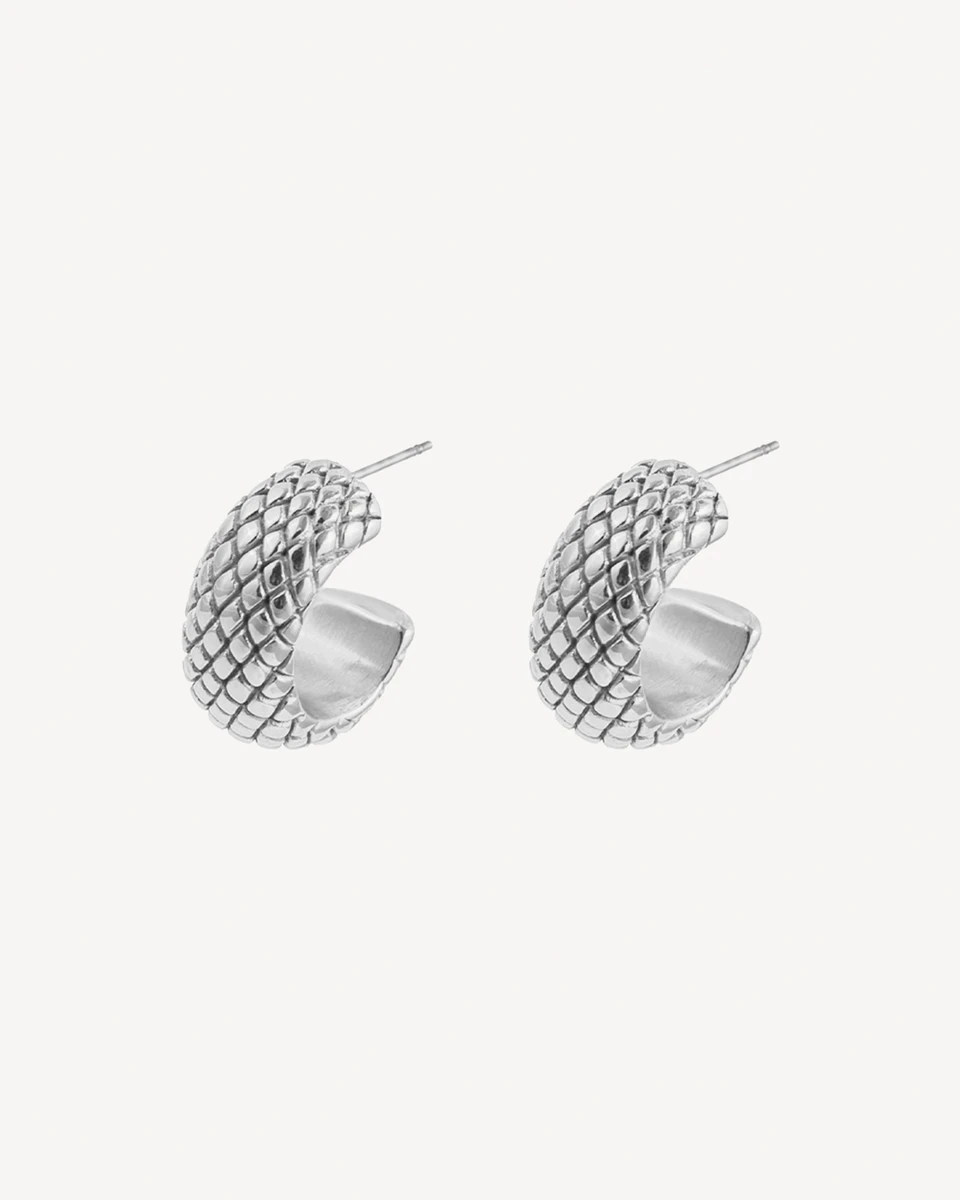 AROS FIBY - PLATEADO 