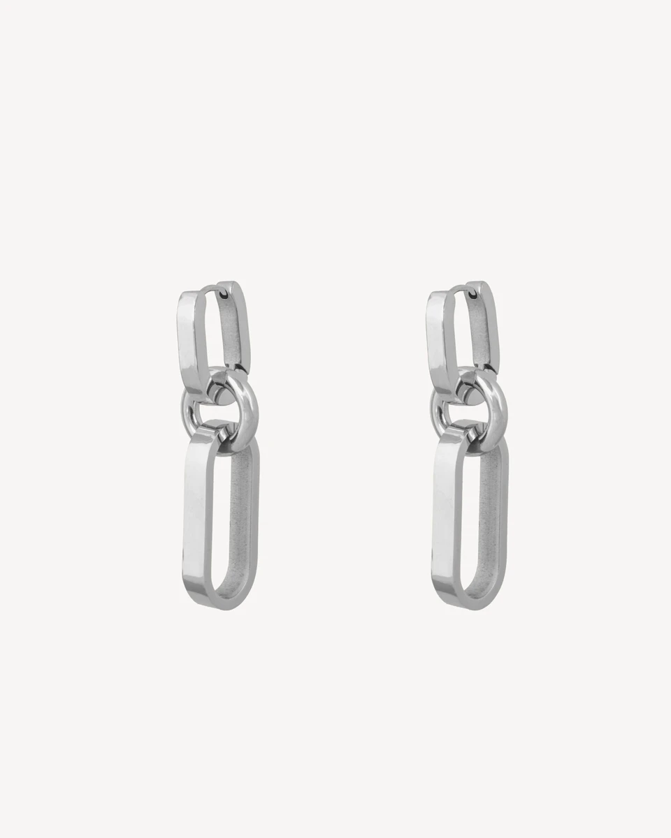 AROS GINGER - PLATEADO 