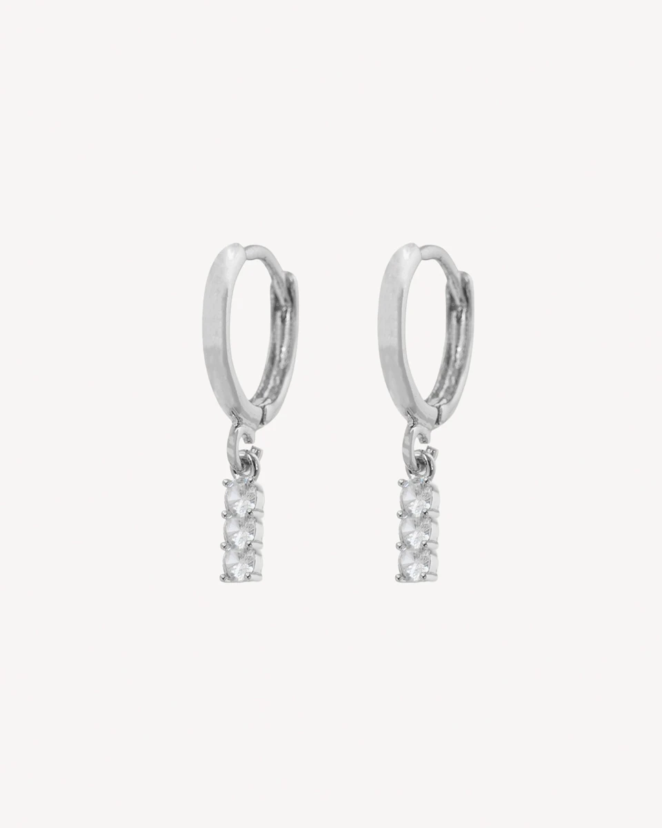 AROS HAILEY - PLATEADO 
