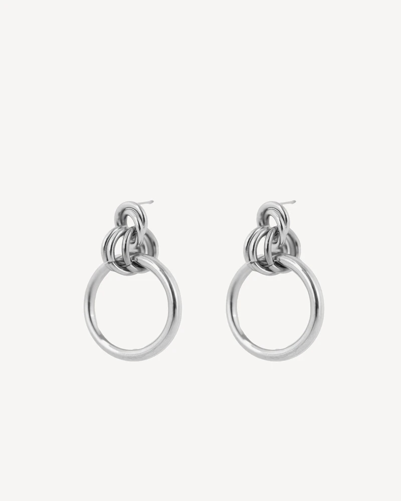 AROS INDIRA PLATEADO