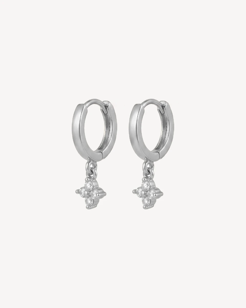 AROS KITTY - PLATEADO 