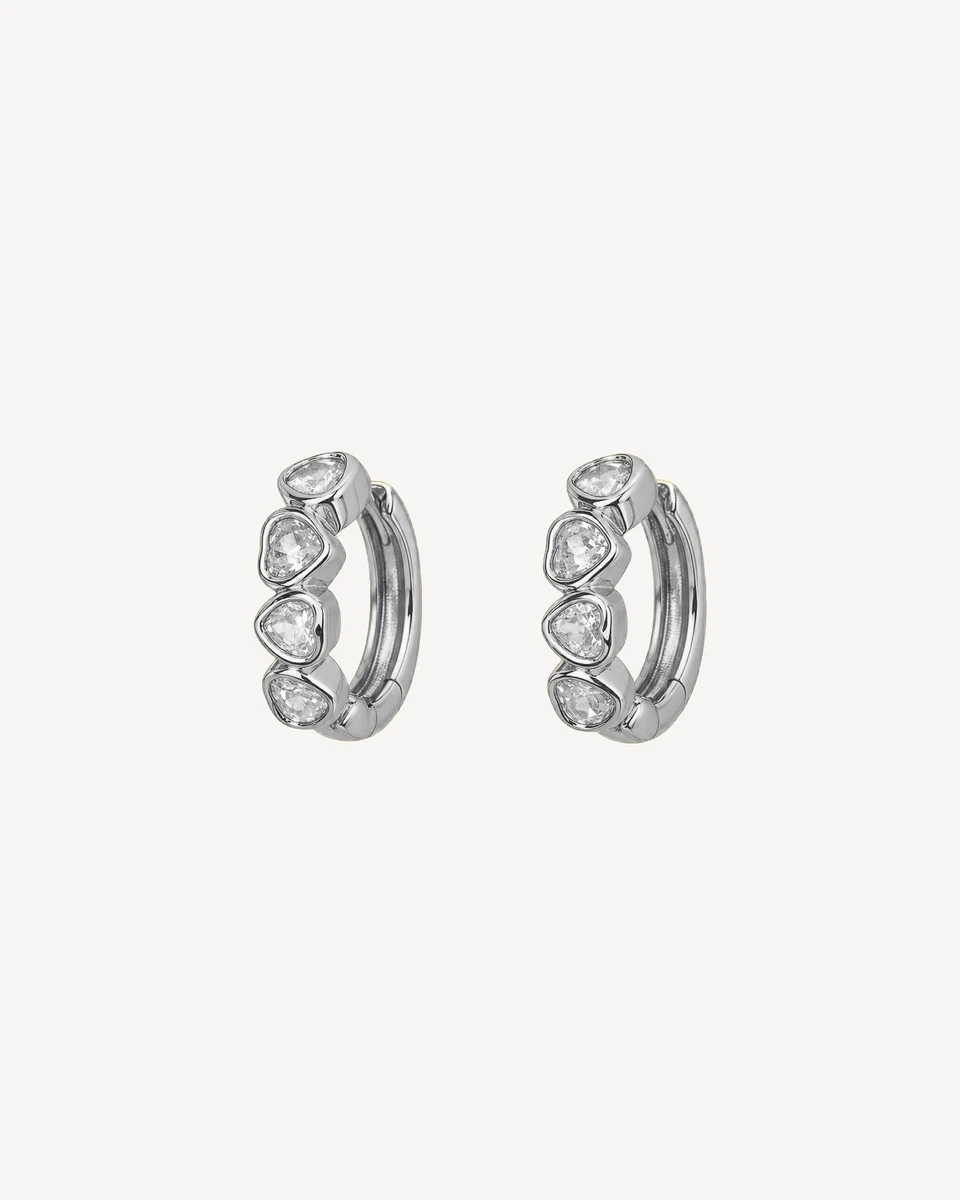 AROS LONOR - PLATEADO 