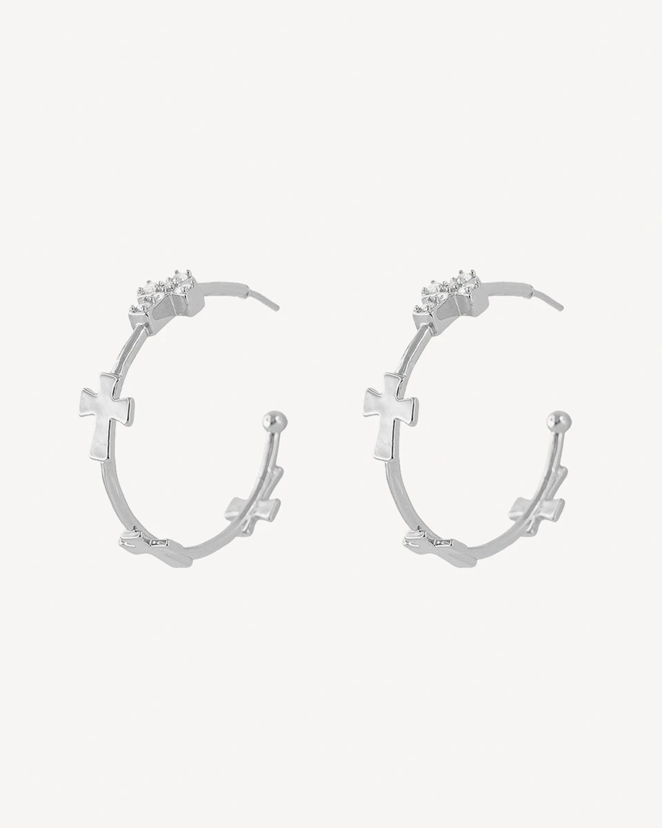 AROS LUKE - PLATEADO 