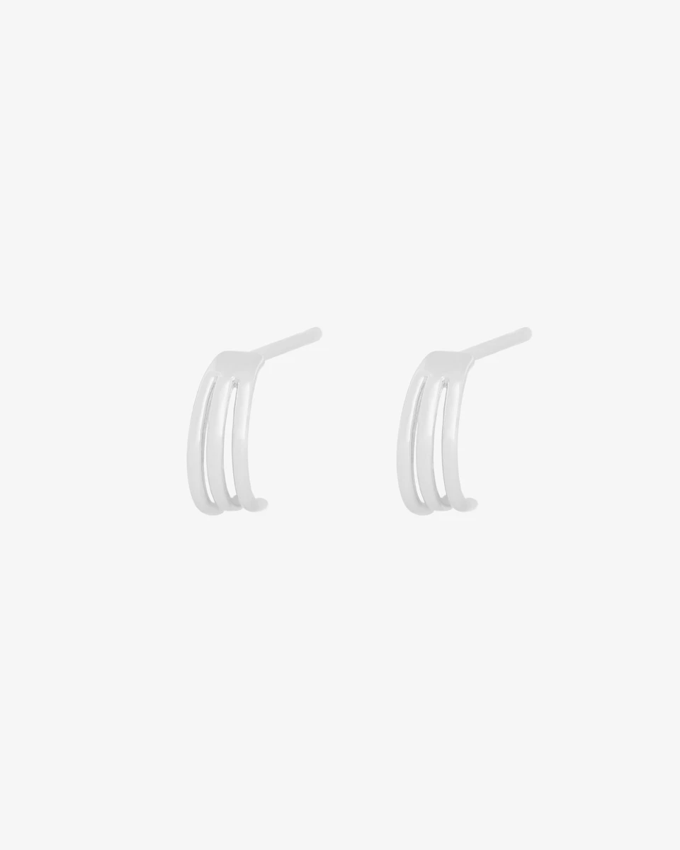 AROS MANDY - PLATEADO 