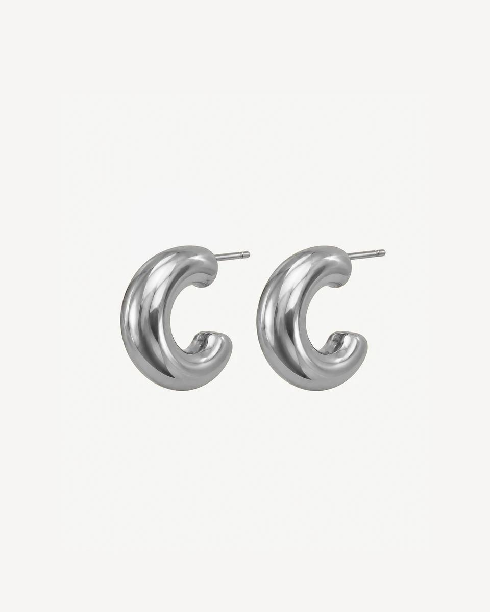 AROS MOMEN - PLATEADO 