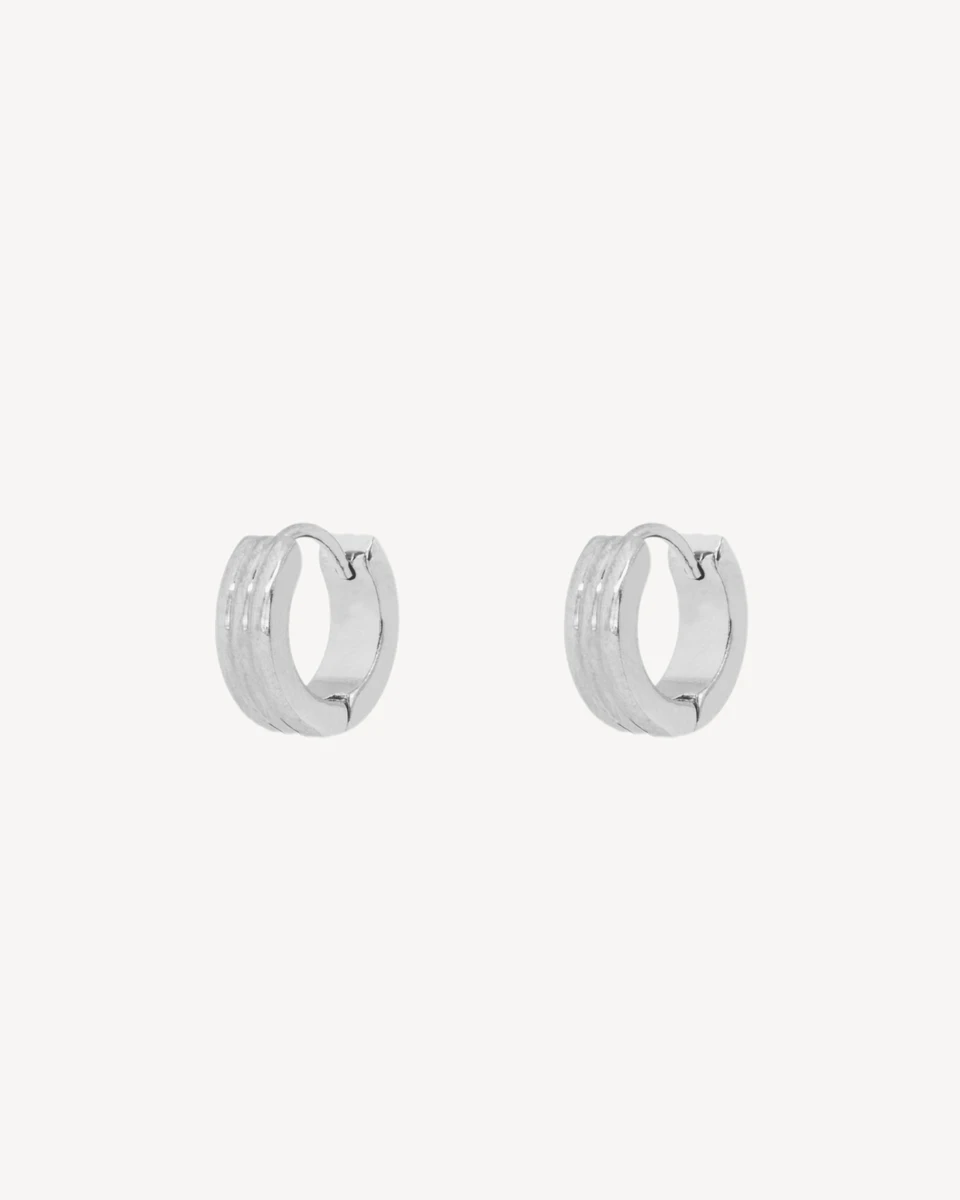 AROS MOREAUTRIPLE - PLATEADO 