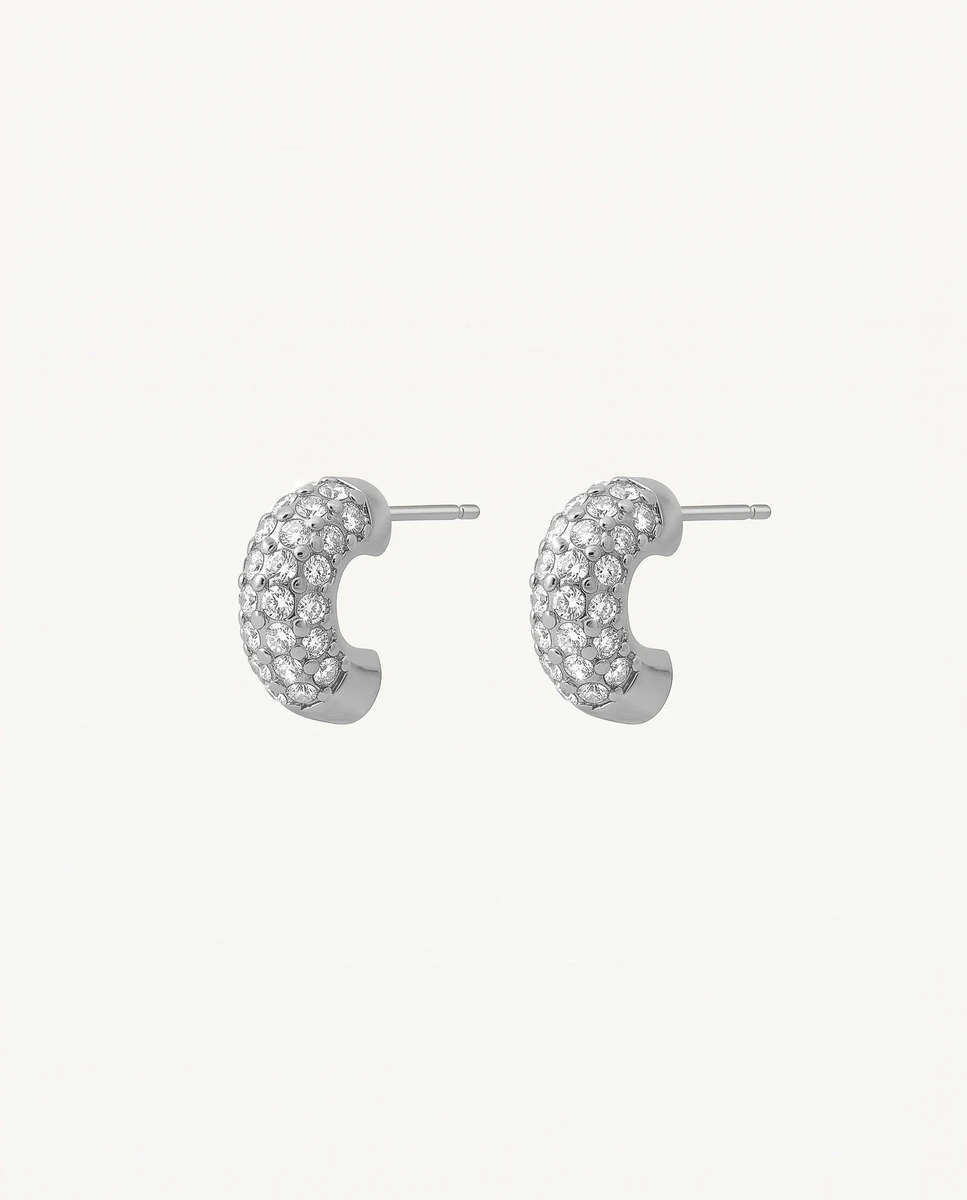 AROS PEGGY - PLATEADO 