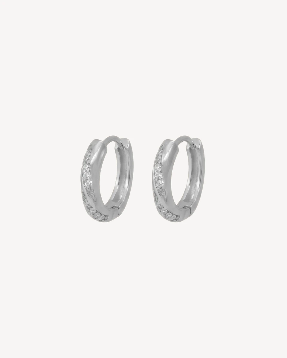 AROS PERIDOTO - PLATEADO 
