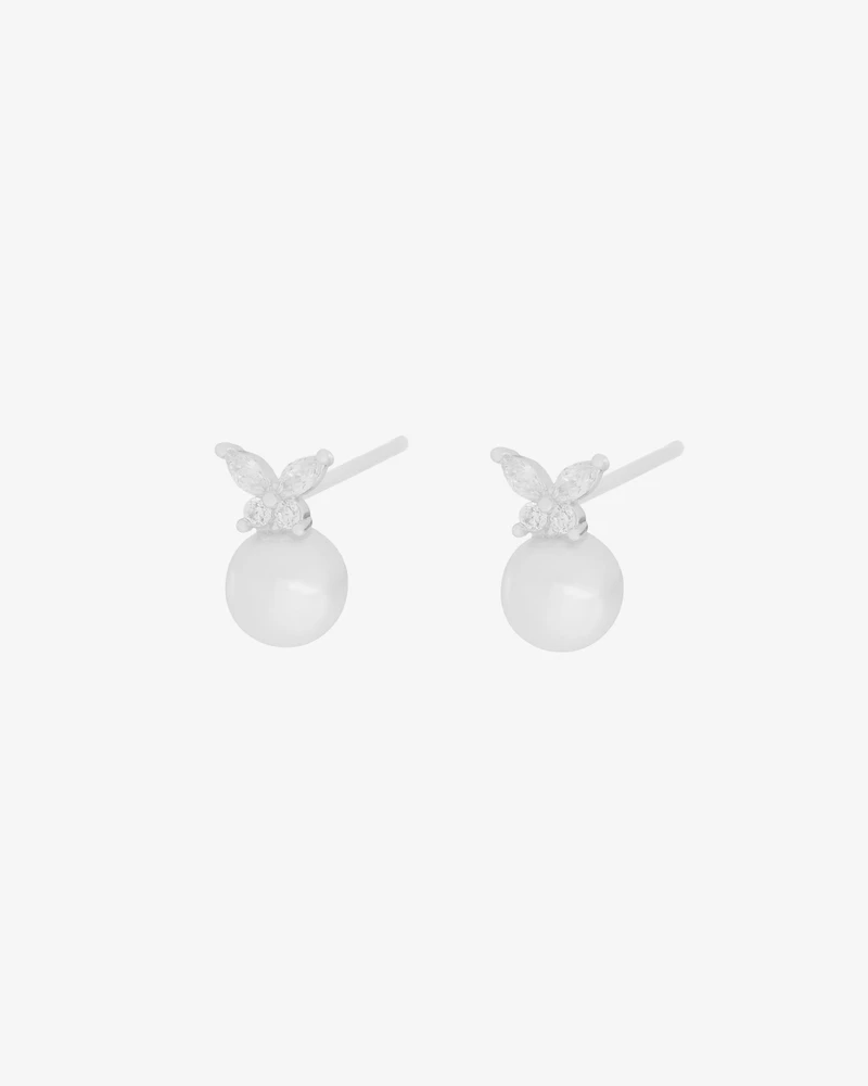 AROS PERLINA PLATEADO