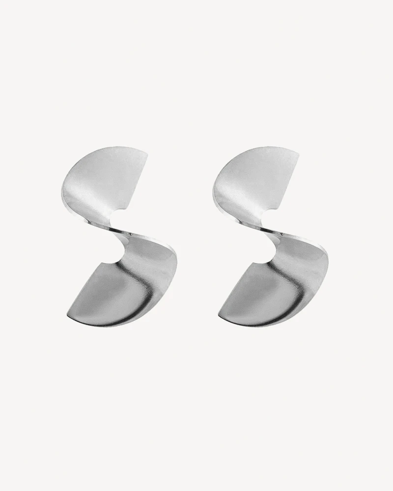 AROS POLINESIAACERO PLATEADO