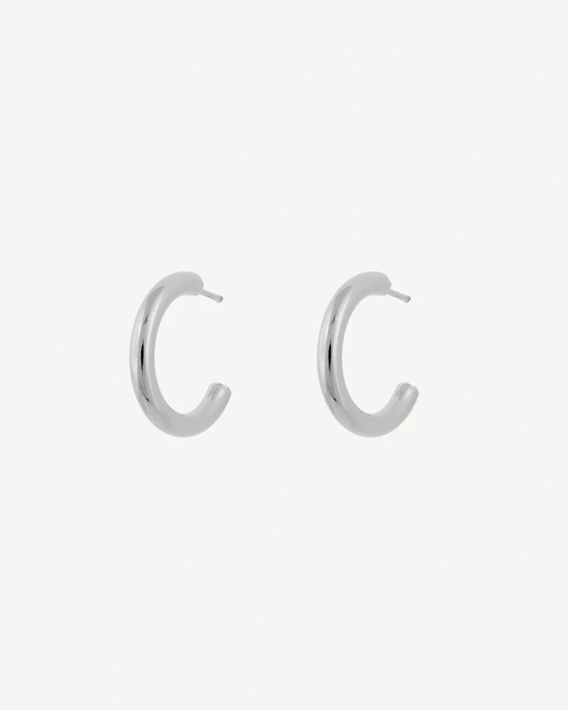 AROS RENE 15MM PLATEADO