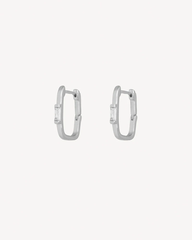 AROS ROMBA PLATEADO