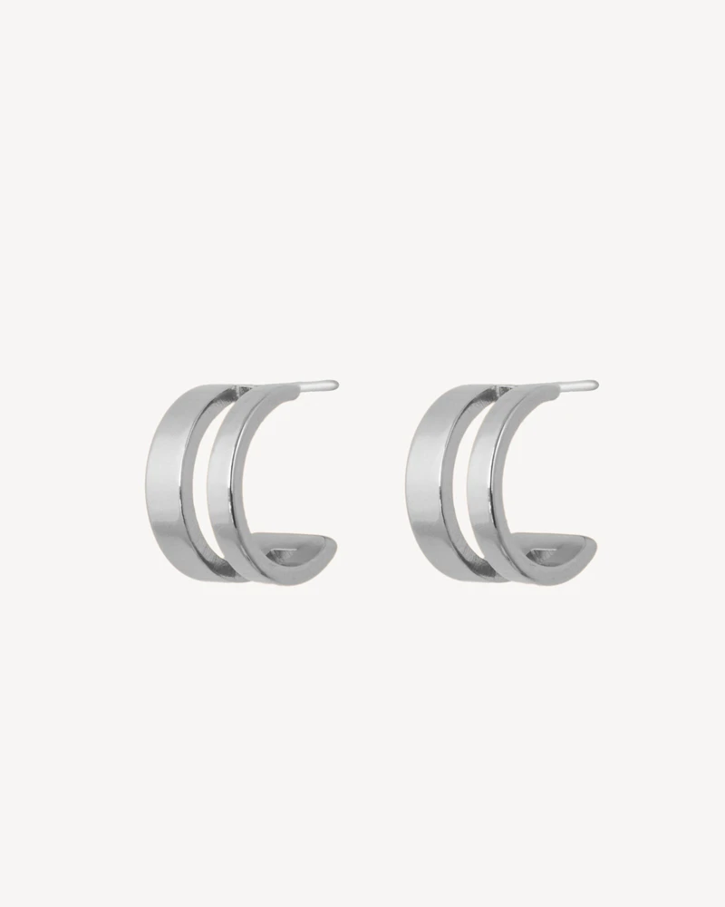 AROS SHIVER PLATEADO