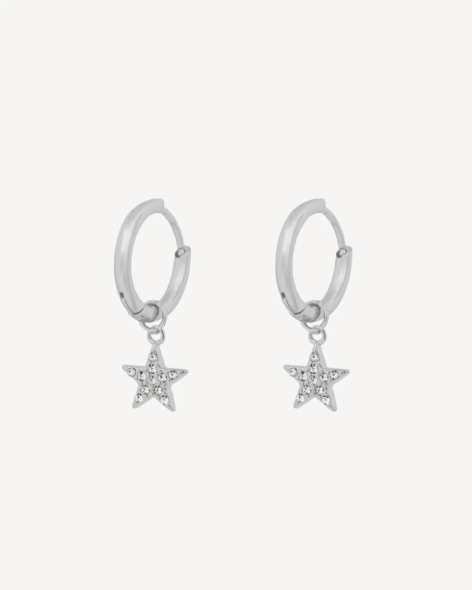 AROS STAR - PLATEADO 
