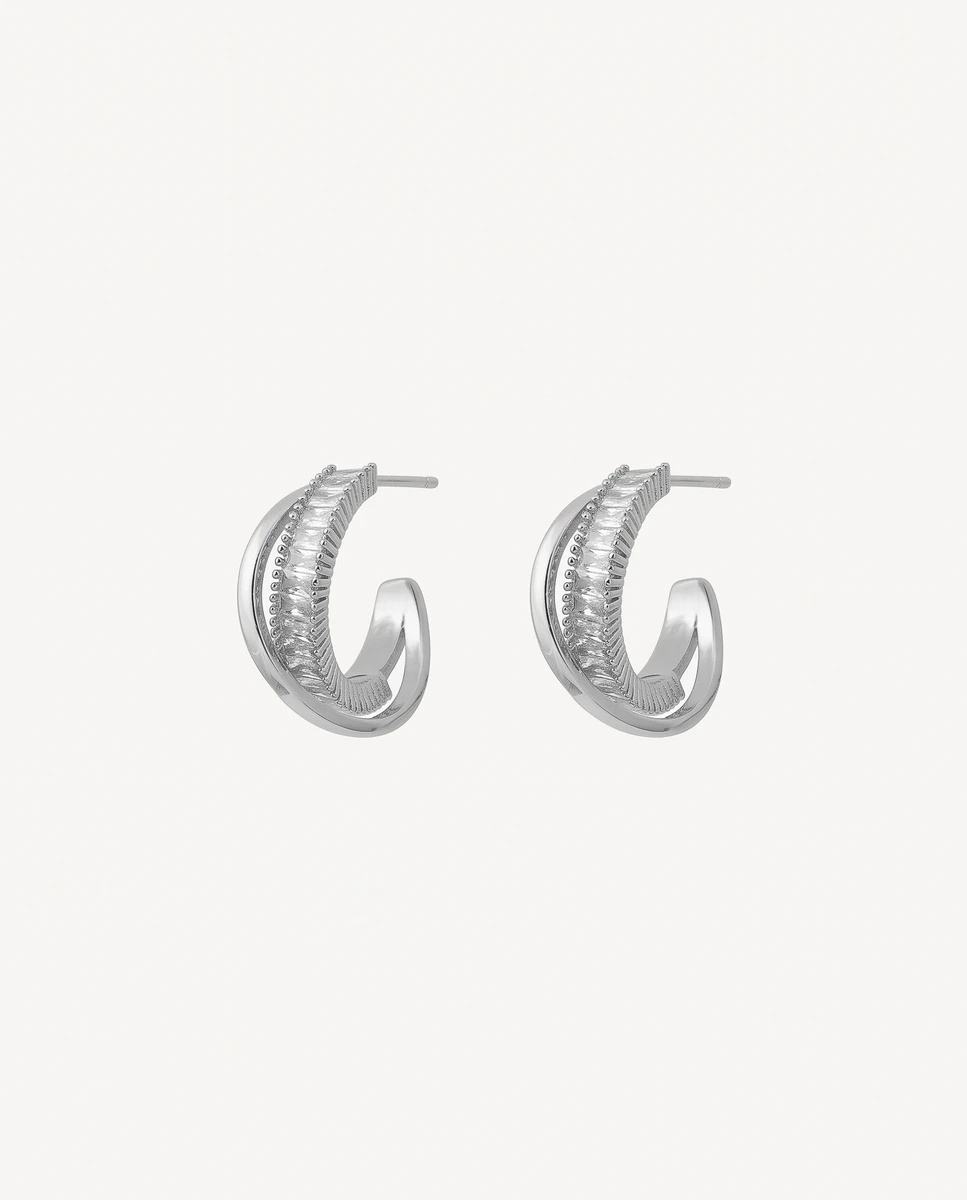 AROS YAS - PLATEADO 