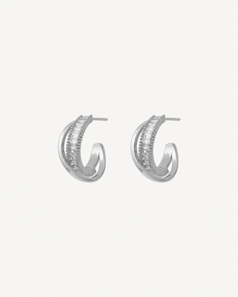 AROS YAS PLATEADO
