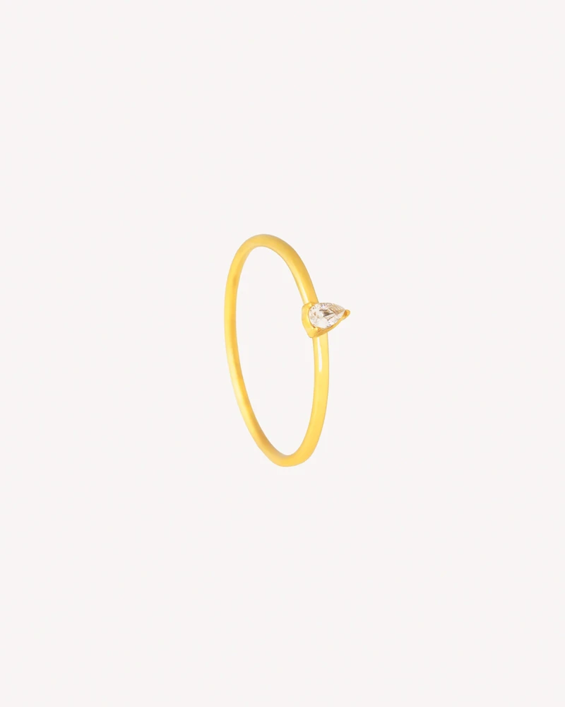 ANILLO AMAPOLA DORADO