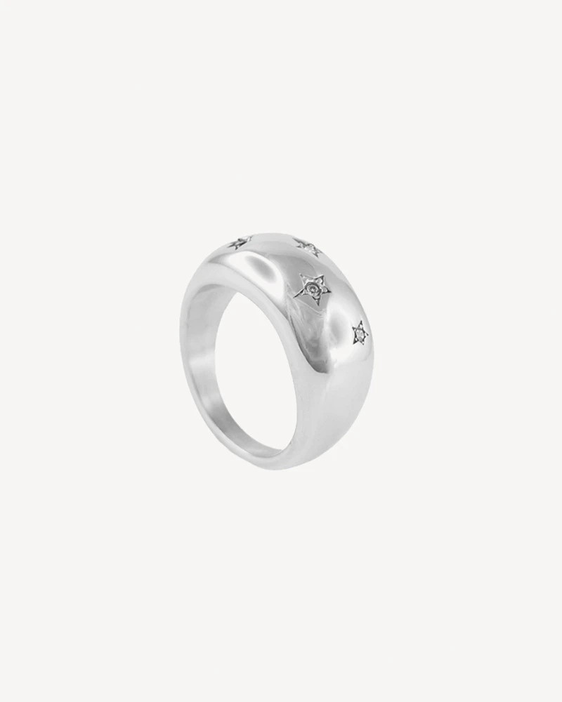 ANILLO ARABIAII PLATEADO