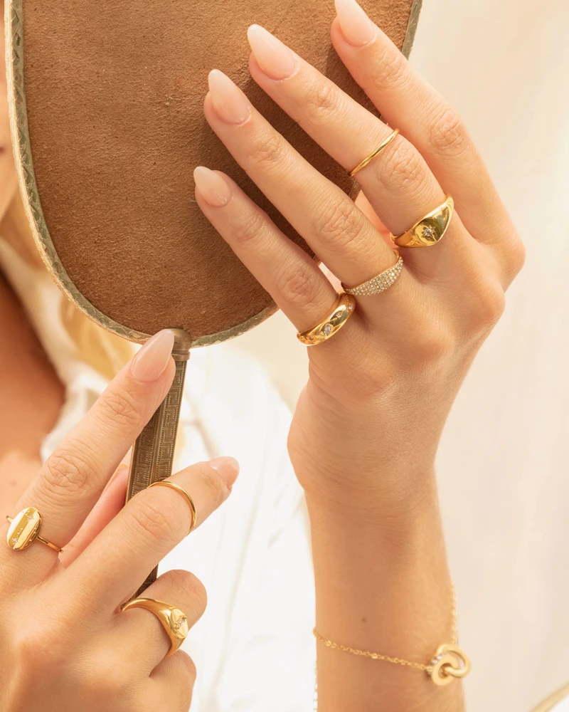 ANILLO ARABIA DORADO