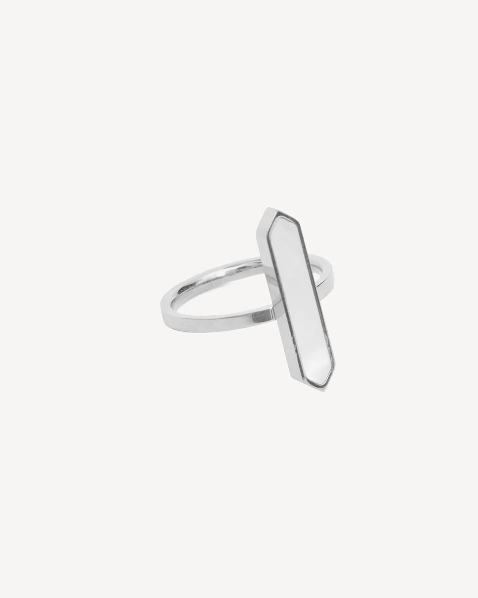 ANILLO ARIEL - PLATEADO 