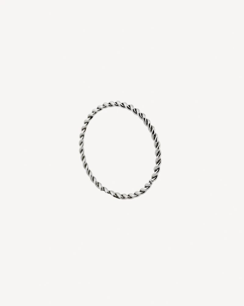 ANILLO ASANA PLATEADO