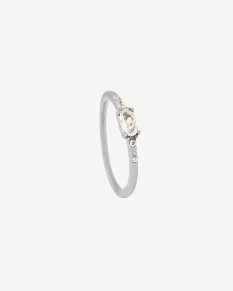 ANILLO AZRIEL - PLATEADO 