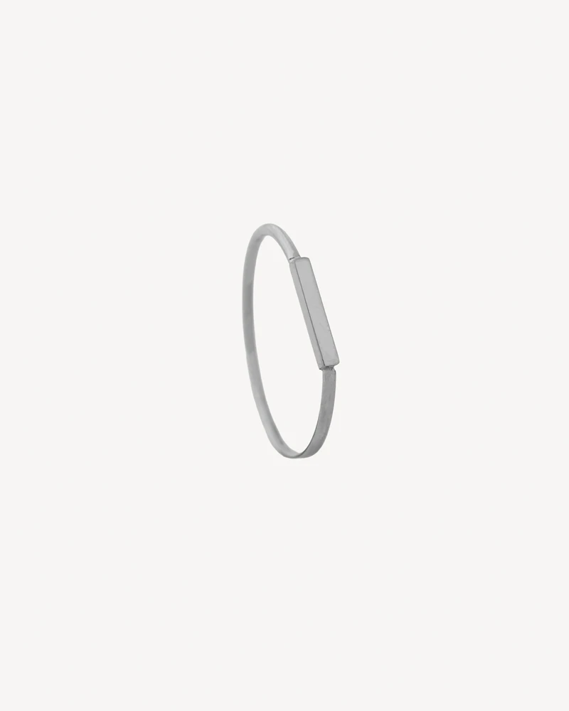 ANILLO BENSIMON PLATEADO