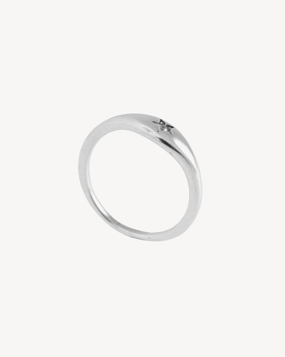 ANILLO BOMBAY - PLATEADO 