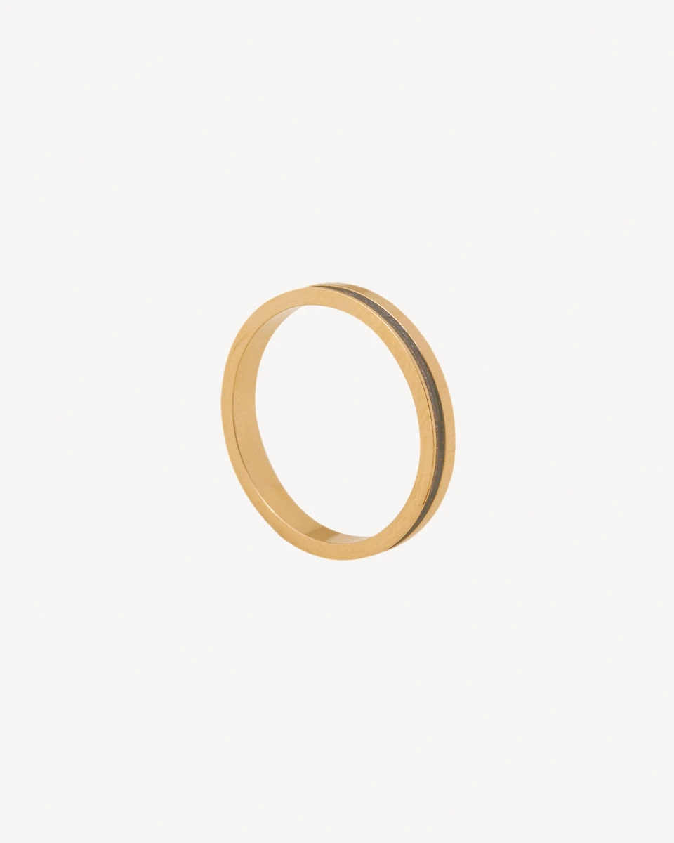 ANILLO BRUNO - DORADO 