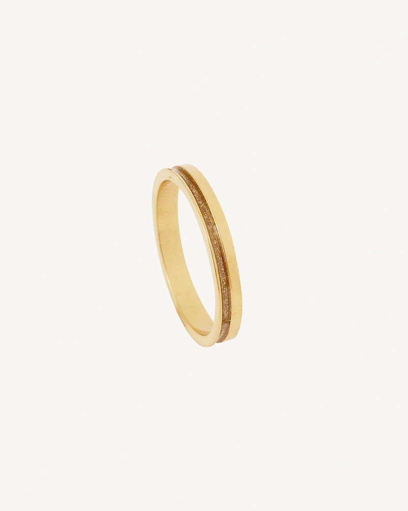 ANILLO BRUNO DORADO